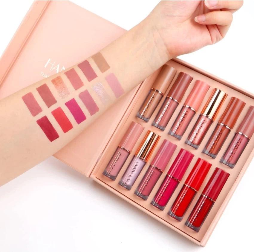 12-Piece Matte Liquid Lipstick